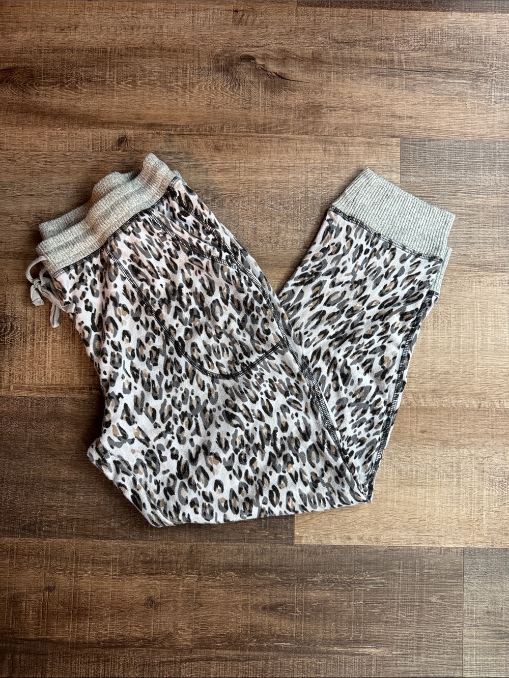 Leopard Print Jogger Pants